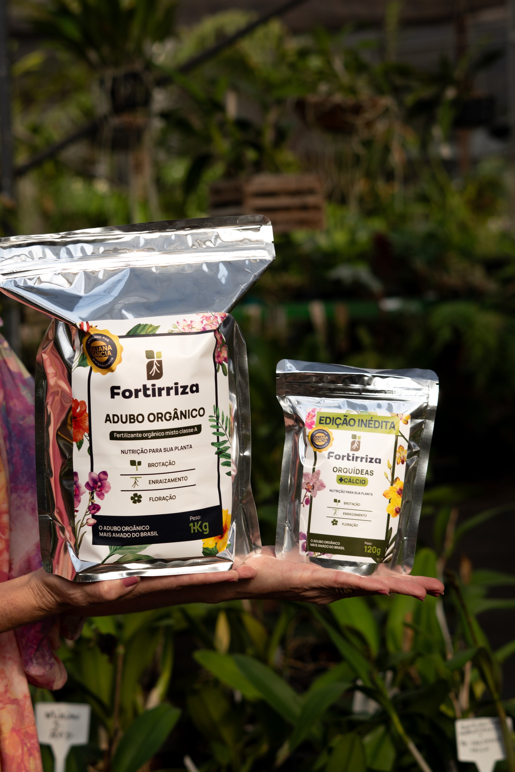 Kit Fortirriza para Plantas – Compre Fortirriza 1kg e Ganhe Fortirriza + Cálcio 120g