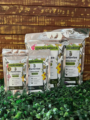 Adubo Orgânico Fortirriza + CÁLCIO 500 g – Raízes Fortes, Vegetal Saudável | Ideal para Orquídeas com Raízes Aéreas