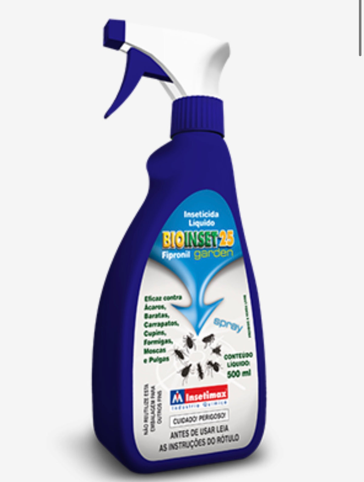 Bioinset 25 Garden - acaricida e inseticida Residual. Pronto Uso. 500 ml